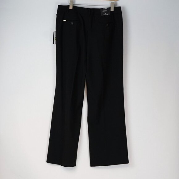 DKNY The Chelsea Pant Wide Leg Black - Size 14 - NWT - Picture 2 of 8